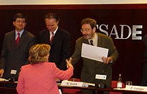 Graduació de la primera promoció del Màster en Direcció Pública d'ESADE