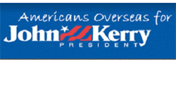 <i>Americans overseas for John Kerry</i>