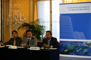 Presentació de l'estudi <i>La inversió estrangera a l'àrea de Barcelona: localització i tendències de futur</i>