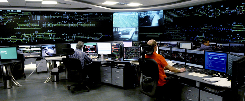 Visita al Centre de Control de Trànsit de Renfe