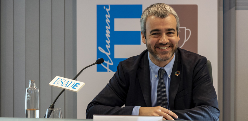 Maurici Lucena, president i conseller delegat d’Aena, a ESADE: “Els nostres aeroports es podran autoabastir amb energia solar en un 70% l’any 2026”