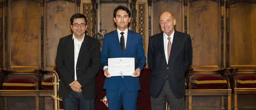 Francesc Pardo i Bosch, premiat en la categoria de desenvolupament científic i tecnològic del programa Ten Outstanding Young Persons (TOYP) i per la Societat Econòmica Barcelonesa d’Amics del País (SEBAP)