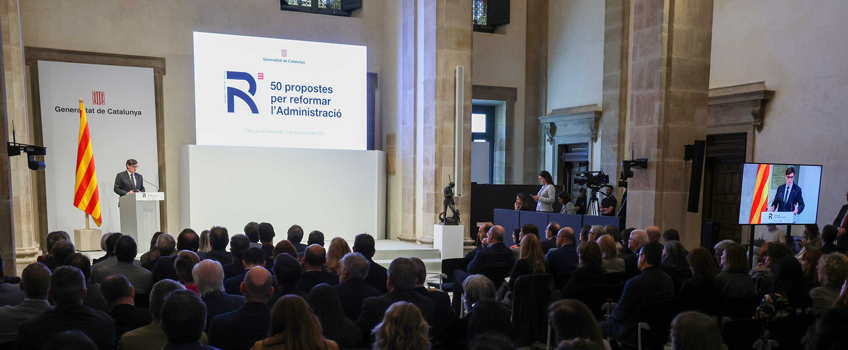 50 propostes per a la reforma de l’Administració