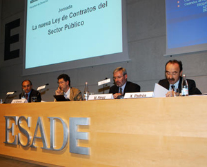 El Projecte de llei de contractes del sector públic, a debat a la Facultat de Dret d'ESADE 