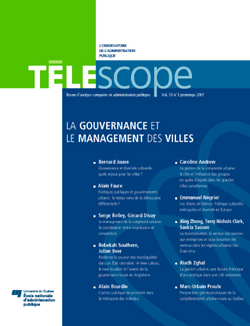 TÉLESCOPE: La governança i la gestió de les ciutats