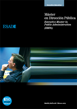 Llançament del Màster en Direcció Pública-Executive Master in Public Administration d’ESADE a Madrid