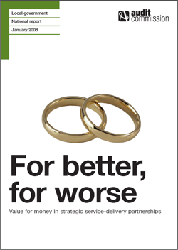 La Comissió d’Auditoria, per al millor i per al pitjor: la relació qualitat-preu en partenariats estratègics de prestació i serveis, 2008