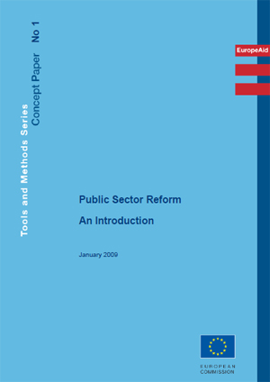 Comissió Europea. “Public Sector Reform: An Introduction, Tools and Method Series” (Reforma del sector públic: introducció, eines i mètodes). A: Concept Paper, núm. 1, 2009