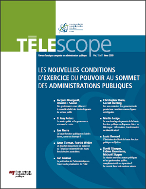 ENAP, «Les nouvelles conditions d’exercice du pouvoir au sommet des administrations publiques» (Les noves condicions d’exercici del poder al capdamunt de les administracions públiques)