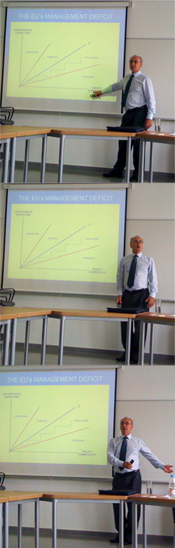 Seminari de recerca “Managing Global Turbulence”, amb Les Metcalfe, professor visitant de Gestió Pública a la Business School de la Universitat de Durham
