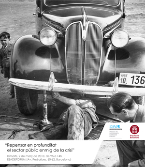 Repensar en profunditat el sector públic enmig de la crisi