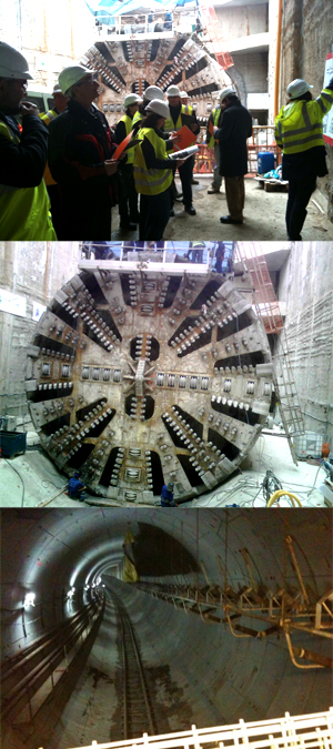 La direcció de grans projectes d’infraestructura: visita a les obres de la línia 9 del metro de Barcelona